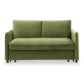 Thalia 2 Seater Olive Pop Up Sofa Bed by Roseland Furniture