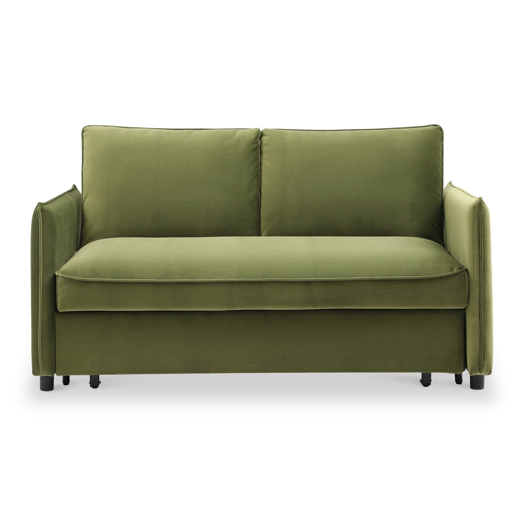 Thalia 2 Seater Olive Pop Up Sofa Bed by Roseland Furniture