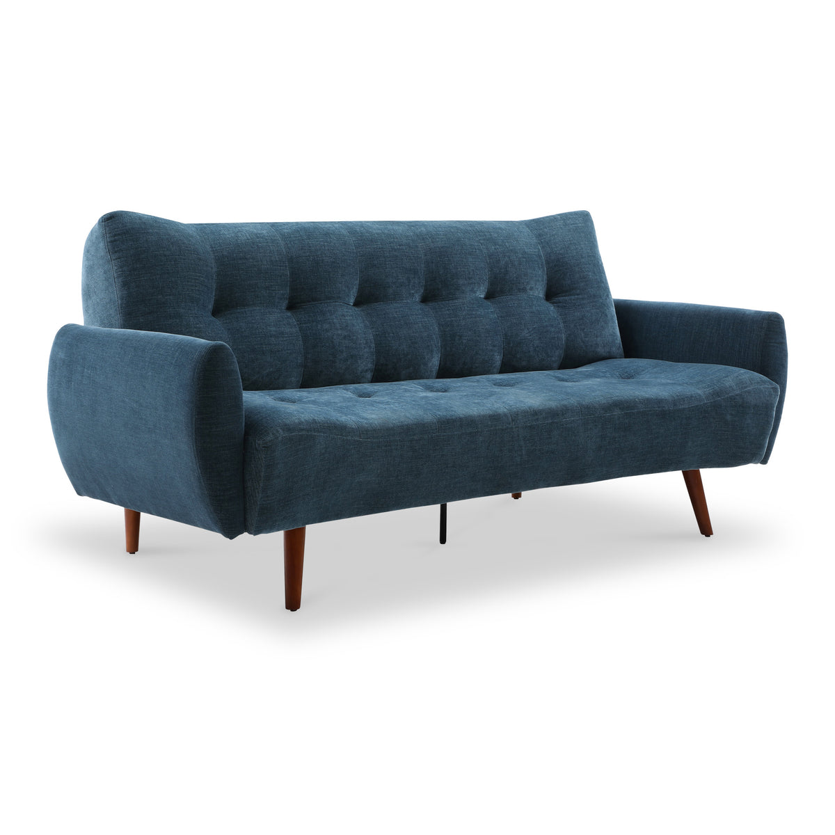 Noah Click Clack Sofa Bed in Navy by Roseland Furniture