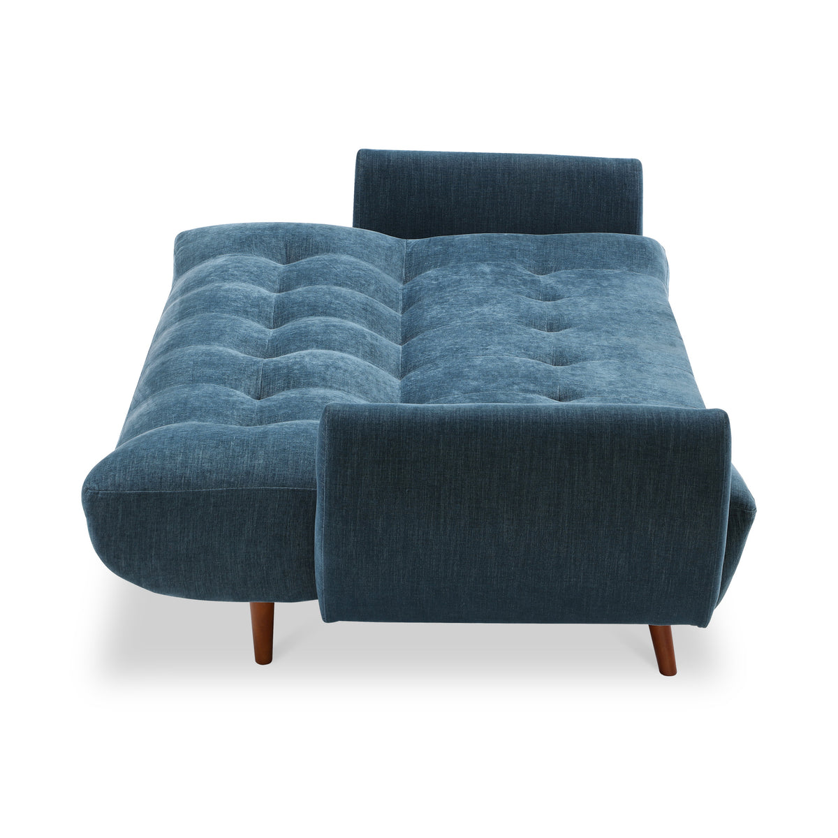 Noah Click Clack Sofa Bed in Navy by Roseland Furniture