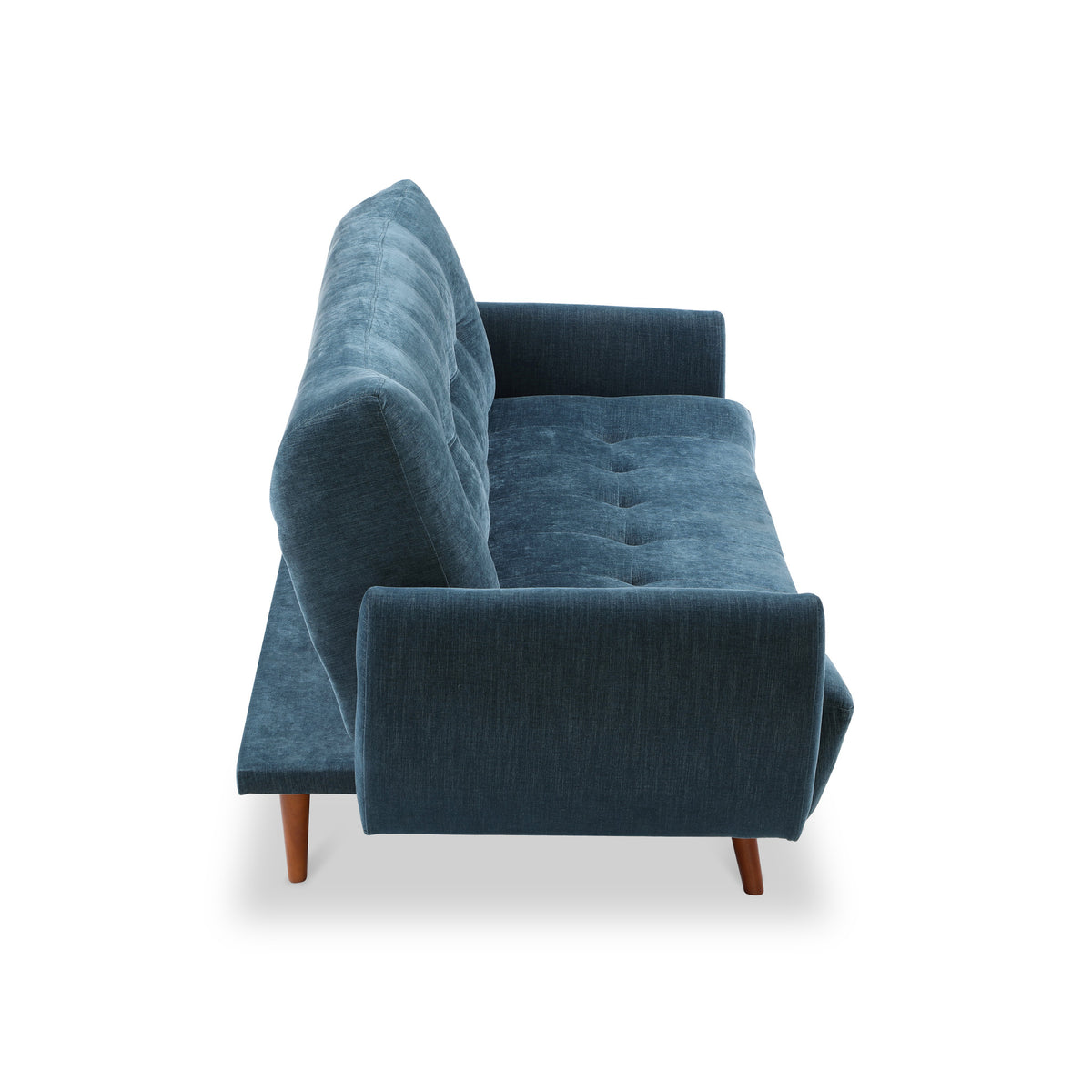 Noah Click Clack Sofa Bed in Navy by Roseland Furniture
