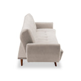 Noah Click Clack Sofa Bed in Natural by Roseland Furniture