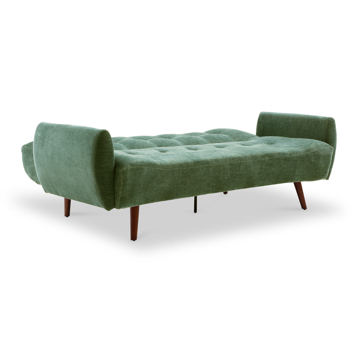 Noah Click Clack Sofa Bed in Olive by Roseland Furniture