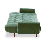 Noah Click Clack Sofa Bed in Olive by Roseland Furniture