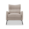 Charlie Accent Chair in Natural Linen by Roseland Furniture
