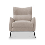 Charlie Accent Chair in Natural Linen by Roseland Furniture