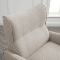 Charlie Accent Chair in Natural Linen by Roseland Furniture