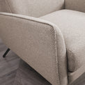 Charlie Accent Chair in Natural Linen by Roseland Furniture