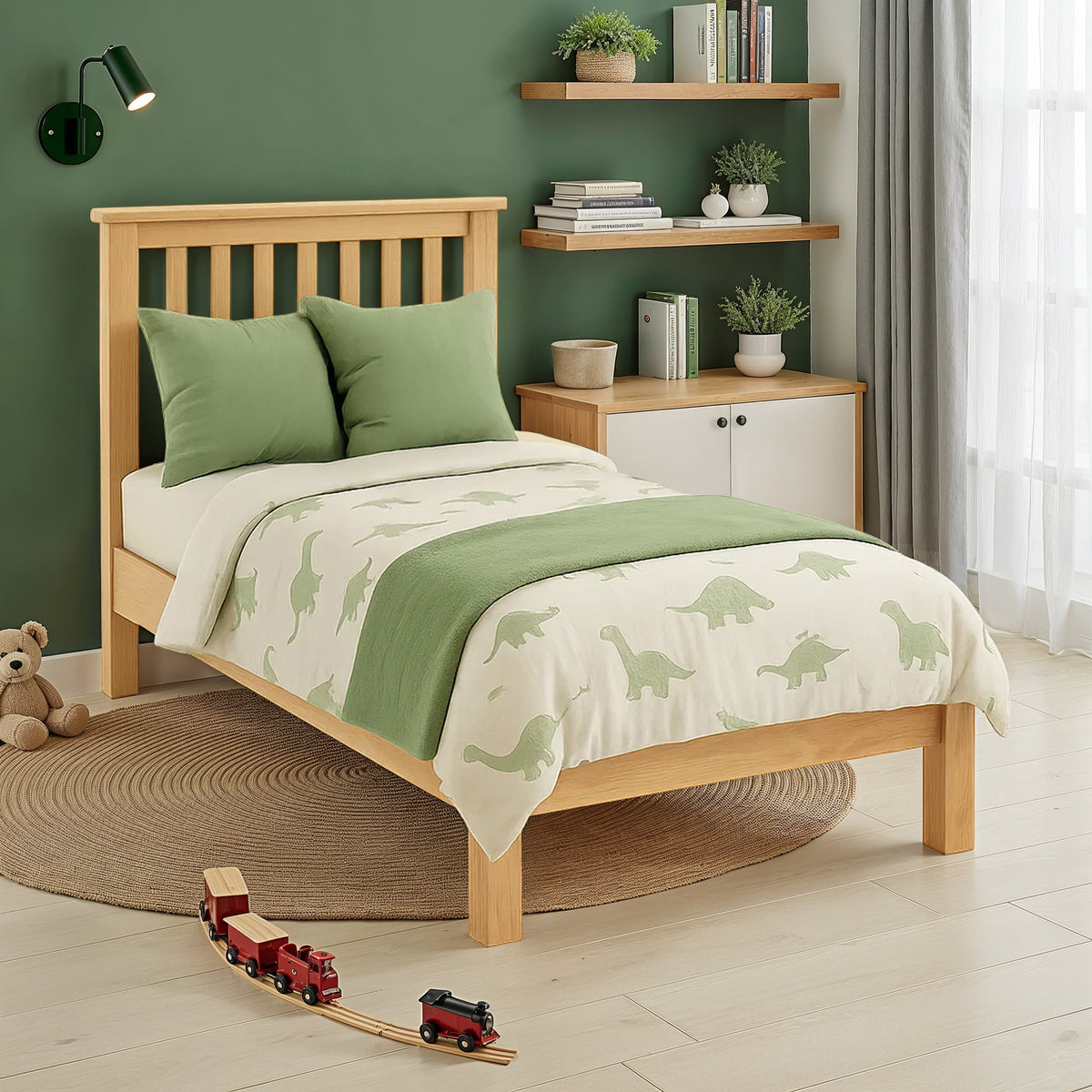 Newlyn Oak Bed Frame from Roseland Furniture