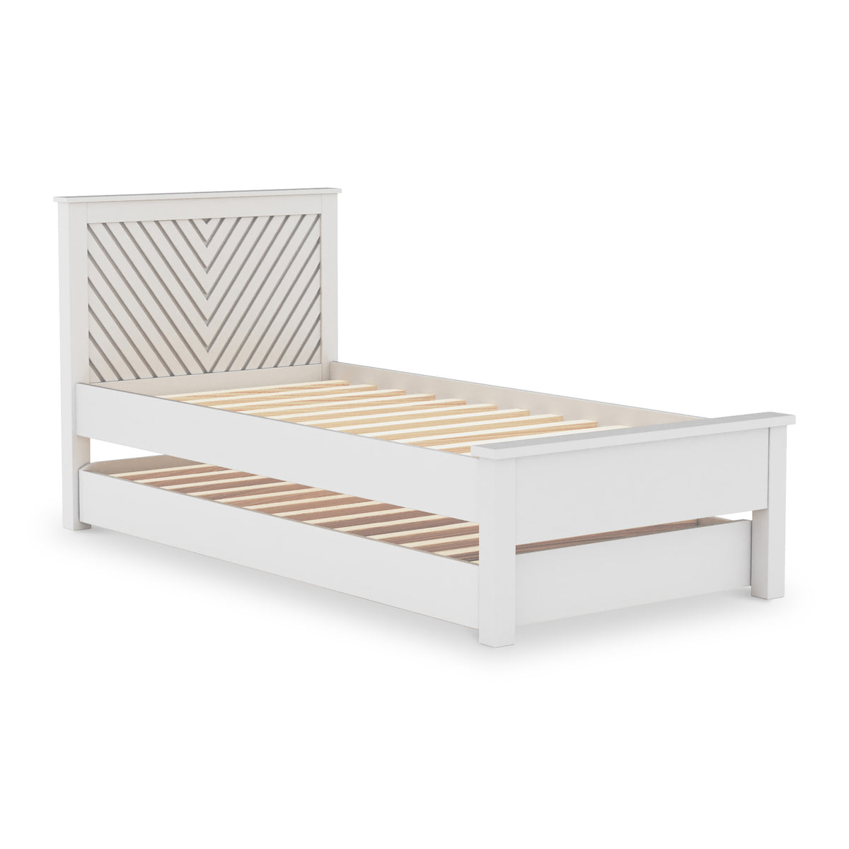 Wotton Chevron Guest or Kids Bed with Trundle