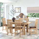 Newlyn Oak Extending Dining Table from Roseland Furniture