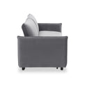 Thalia 2 Seater Grey Pop Up Sofa Bed by Roseland Furniture