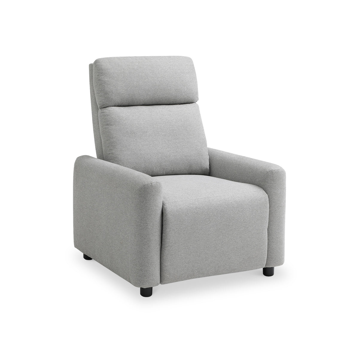Fairford Grey Faux Wool Reclining Armchair from Roseland Furniture