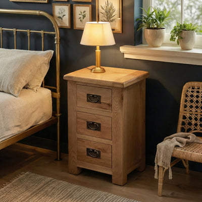 Zelah Oak Bedside Table
