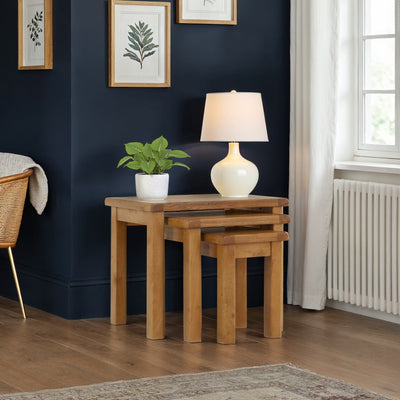 Zelah Oak Nest of Tables