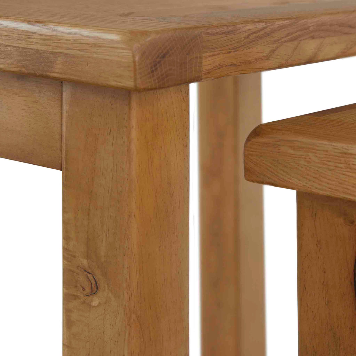 Zelah Oak Nest of Tables from Roseland Furniture