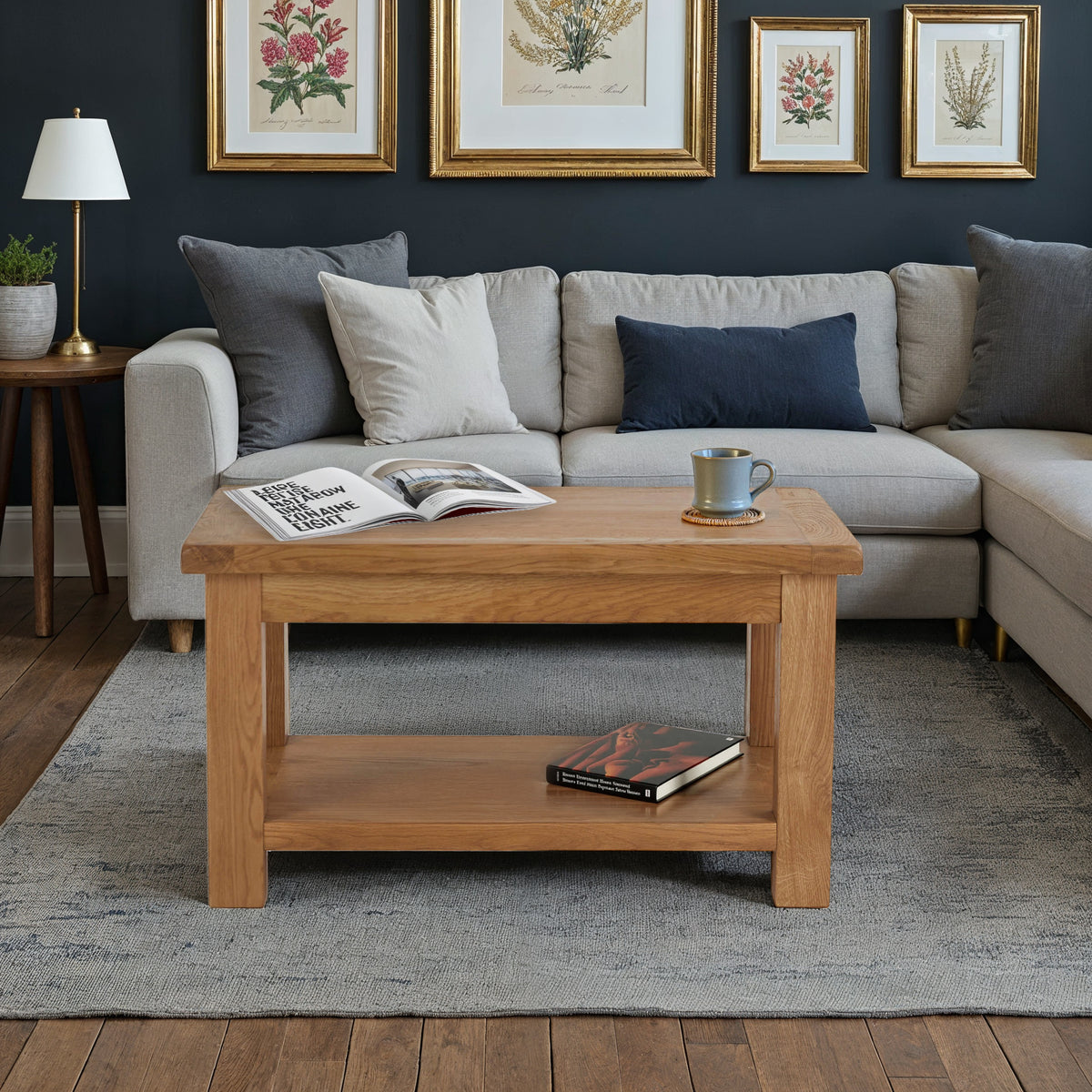 Zelah Oak Coffee Table from Roseland Furniture