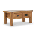 Zelah Oak Coffee Table with Drawer from Roseland Furniture