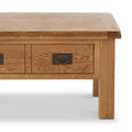 Zelah Oak Coffee Table with Drawer from Roseland Furniture