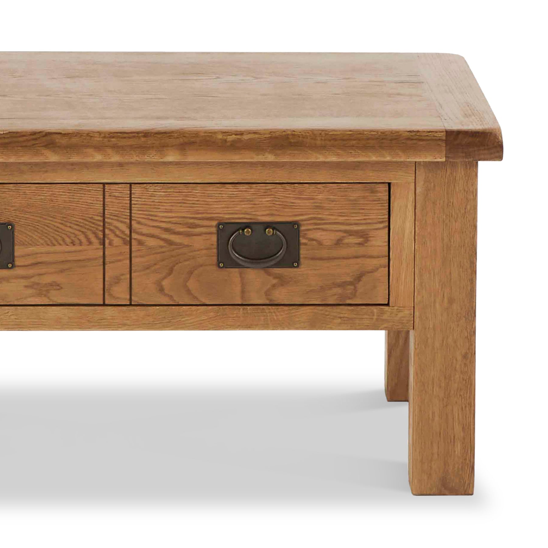 Zelah Oak Coffee Table with Drawer from Roseland Furniture