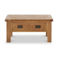 Zelah Oak Coffee Table with Drawer from Roseland Furniture