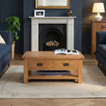 Zelah Oak King Coffee Table from Roseland Furniture