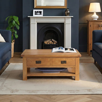 Zelah Oak King Coffee Table