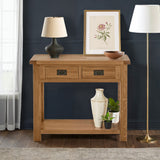Zelah Oak Console Table from Roseland Furniture