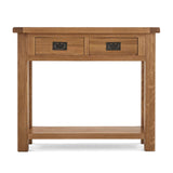 Zelah Oak Console Table from Roseland Furniture