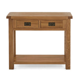 Zelah Oak Console Table from Roseland Furniture