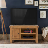Zelah Oak 90cm TV Stand from Roseland Furniture