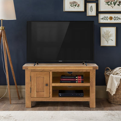 Zelah Oak 90cm TV Stand