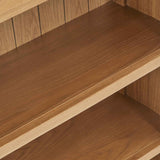 Zelah Oak Small Bookcase from Roseland Furniture