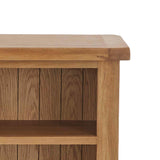 Zelah Oak Small Bookcase from Roseland Furniture