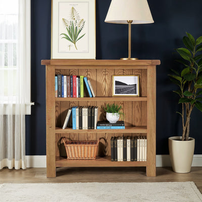 Zelah Oak Small Bookcase