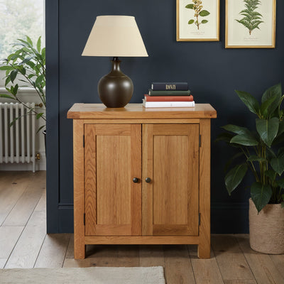 Zelah Oak Mini Cupboard