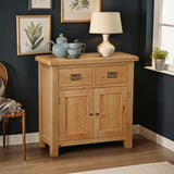 Zelah Oak Mini Sideboard from Roseland Furniture