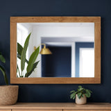 Zelah Oak Mirror by Roseland Furniture