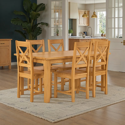Zelah Oak 150cm Dining Table
