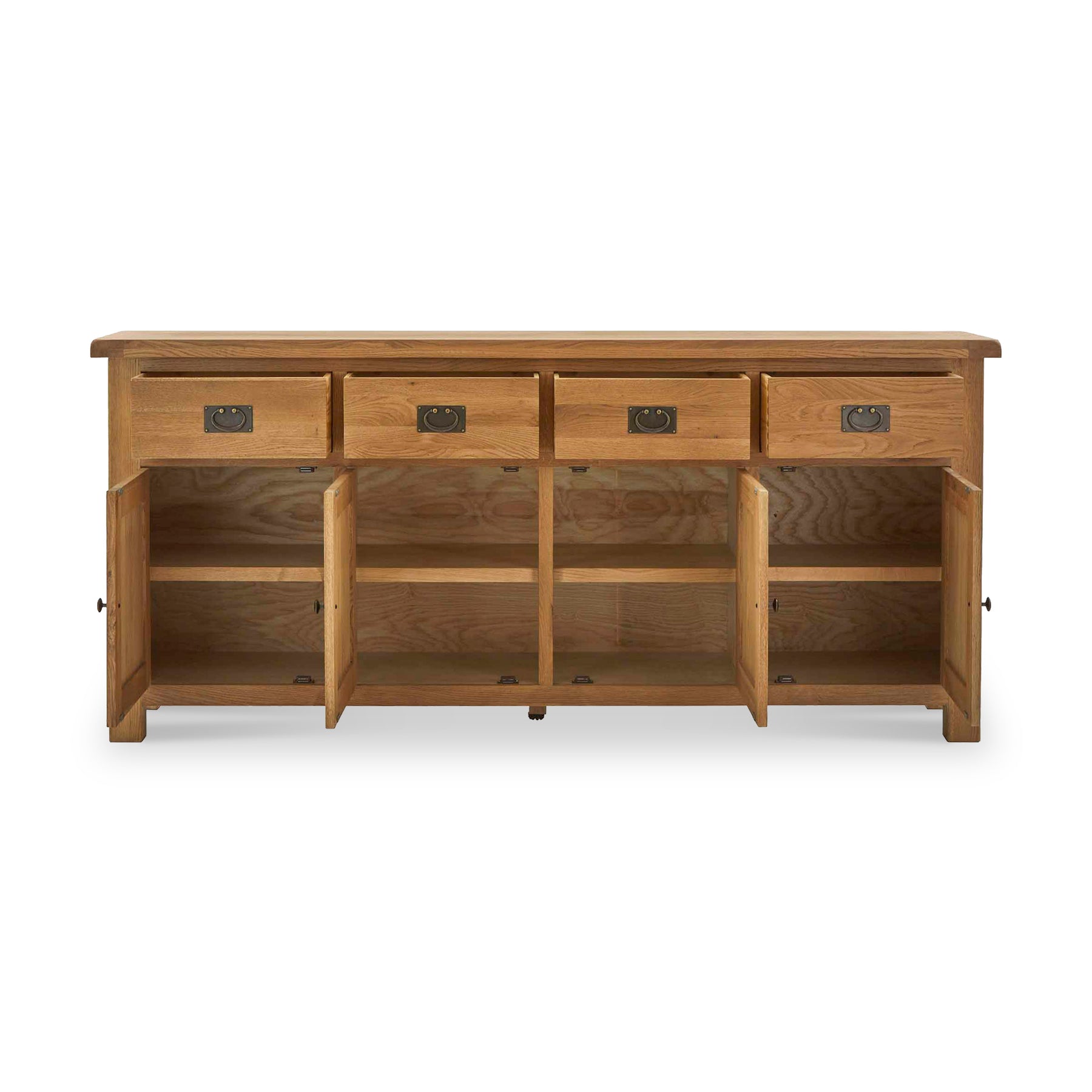 Zelah Oak Extra Large Sideboard from Roseland Furniture