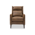 Moreton Brown Faux Leather Recliner