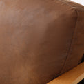 Harlem Brown Faux Leather Chair