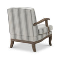 Sandringham Linen Striped Accent Chair from Roseland Furniture