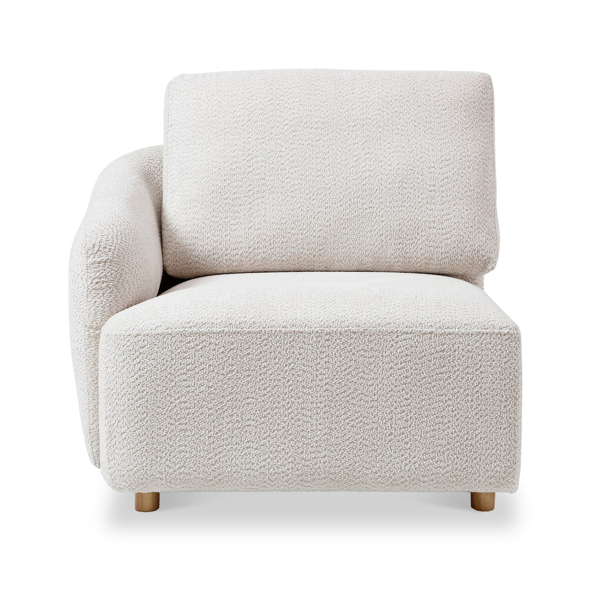 Fairfax-boucle-modular-left-arm-corner-sofa-piece-nat from Roseland Furniture