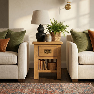 Surrey Oak Lamp Table