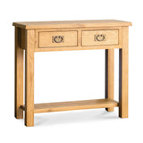 Surrey Oak Console Table from Roseland Furniture