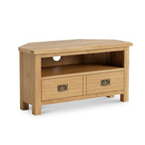 Surrey Oak Corner TV Stand by Roseland Furniture