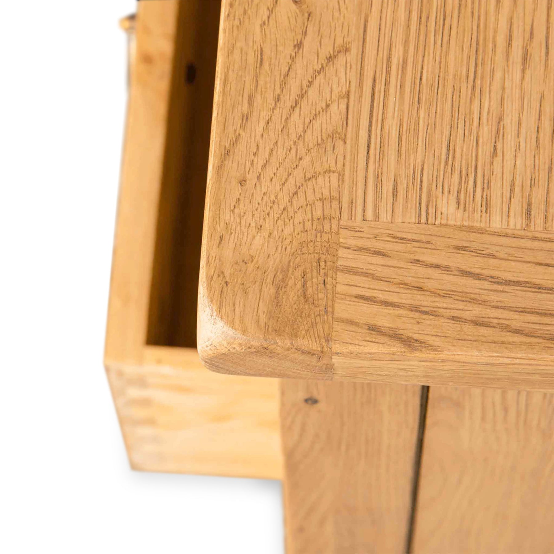 Surrey Slim Oak Bedside Table from Roseland Furniture
