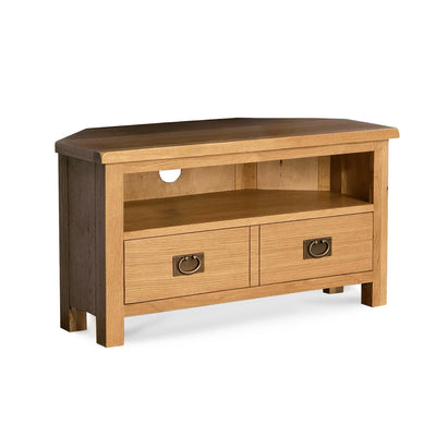 Surrey Oak Corner TV Stand