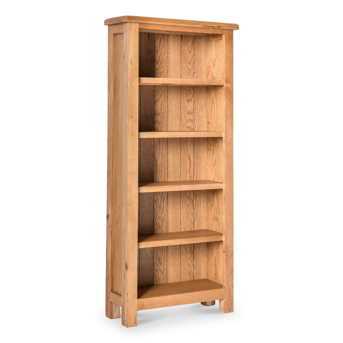 Surrey Oak Slim Bookcase from Roseland Furniture